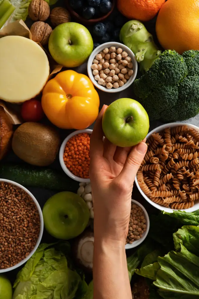 Une nutrition ciblée l'alimentation saine fait partie du bien-être