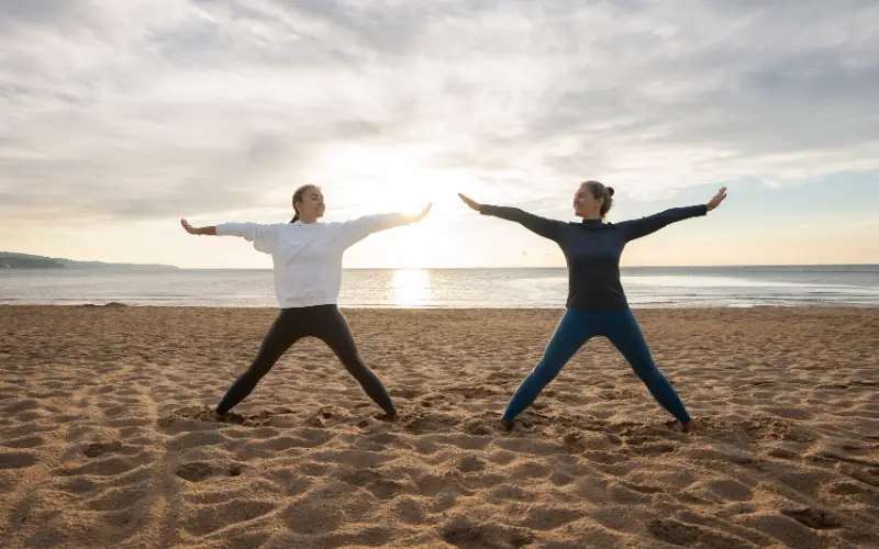 séance de sophrologie sur la plage